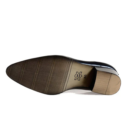 Mocassin Femme Talon Cuir Élégance Intemporelle – Élégance