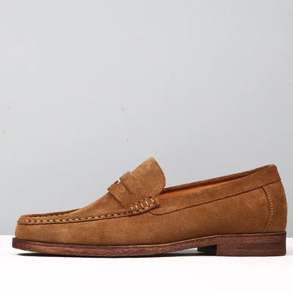 Mocassin Homme Daim Grainé à Glands – Heritage