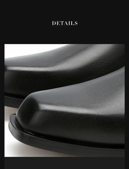 Mocassin Mule Homme Cuir Pleine Fleur – Heritage