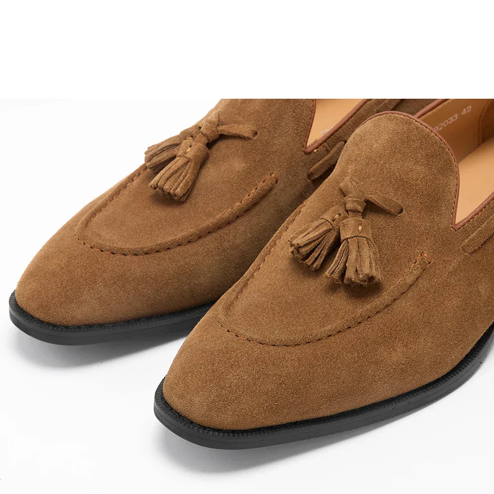 Mocassin Homme Daim Suédé à Glands – Regal