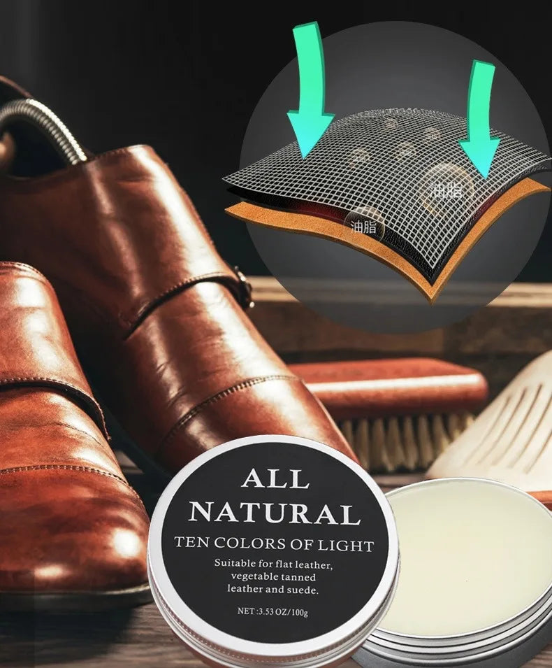 Crème Cuir Nourrissante – Entretien Mocassins