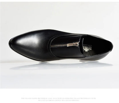 Mocassin Femme Talon Cuir Élégance Intemporelle – Élégance