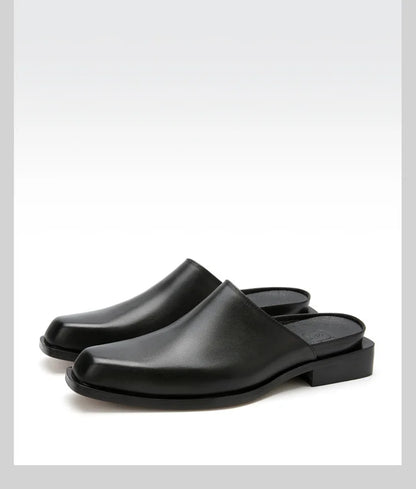 Mocassin Mule Homme Cuir Pleine Fleur – Heritage