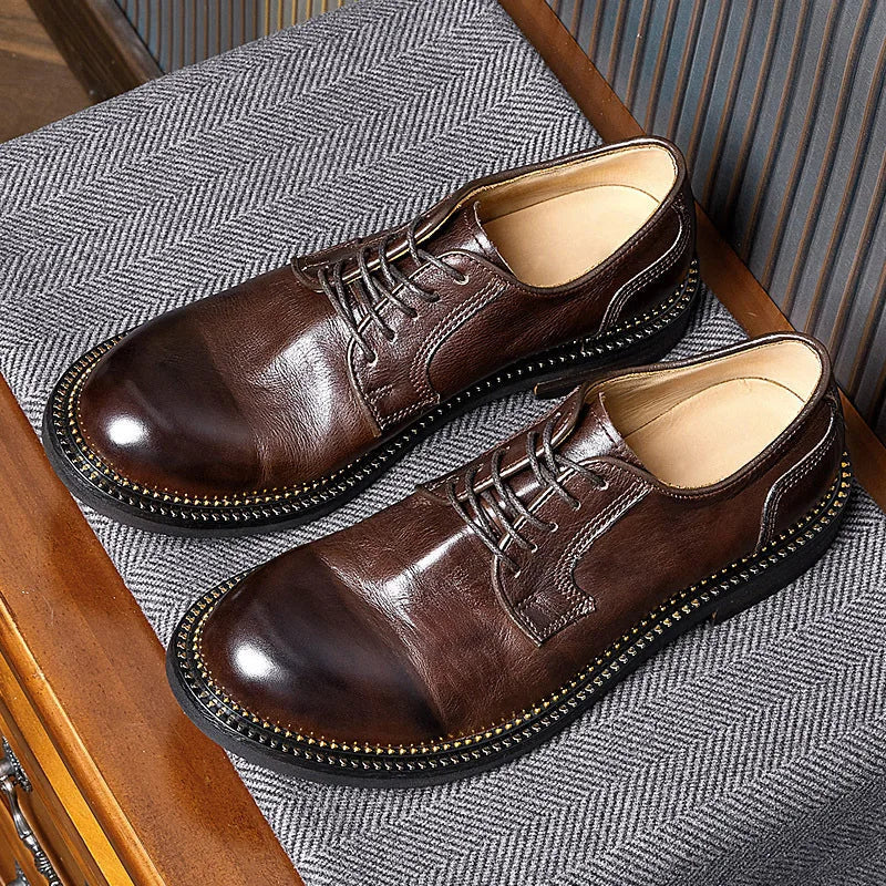 Mocassin Homme Cuir Satiné Classique – Prestige
