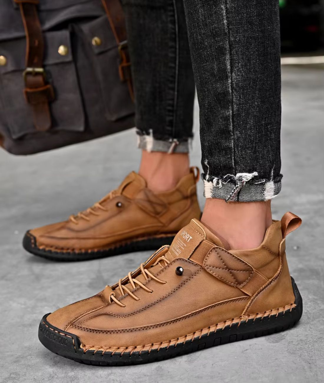 Chaussures en Effet cuir Décontractées Pour Hommes