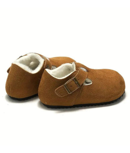 Mocassins En Suédine À Bride Pour Garçon