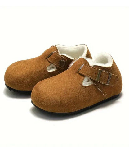 Mocassins En Suédine À Bride Pour Garçon