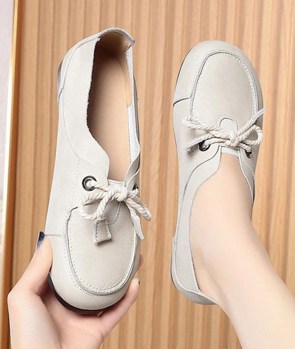 Mocassin À Lacets À Semelles Épaisses Pour Femme