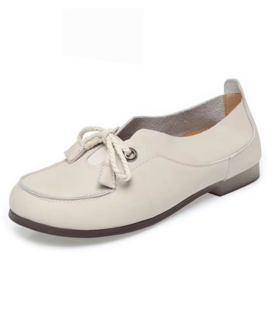 Mocassin À Lacets À Semelles Épaisses Pour Femme