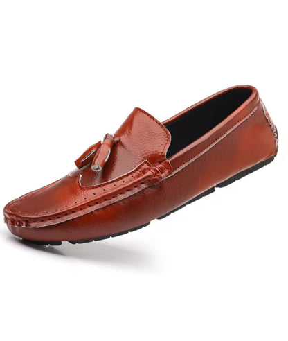 Mocassins À Gland en Effet cuir Avec Un Design Élégant Pour Hommes