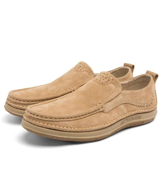 Mocassins Bateau Effet cuir À Semelle Colorée Pour Homme