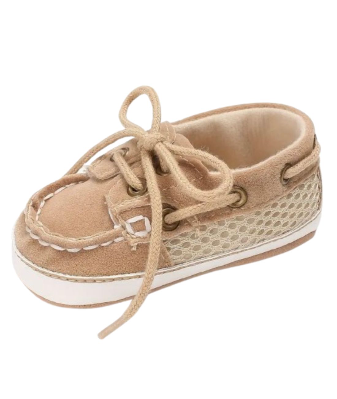 Mocassin Bateau en Daim Bleu Marine – Bébé