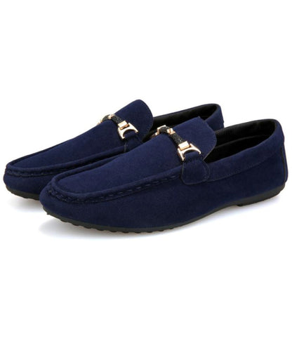 Mocassins Bateau Bleu Marine Pour Homme