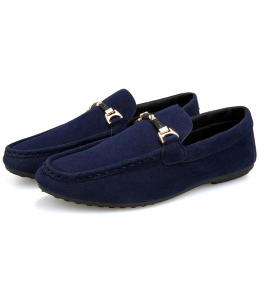 Mocassins Bateau Bleu Marine Pour Homme