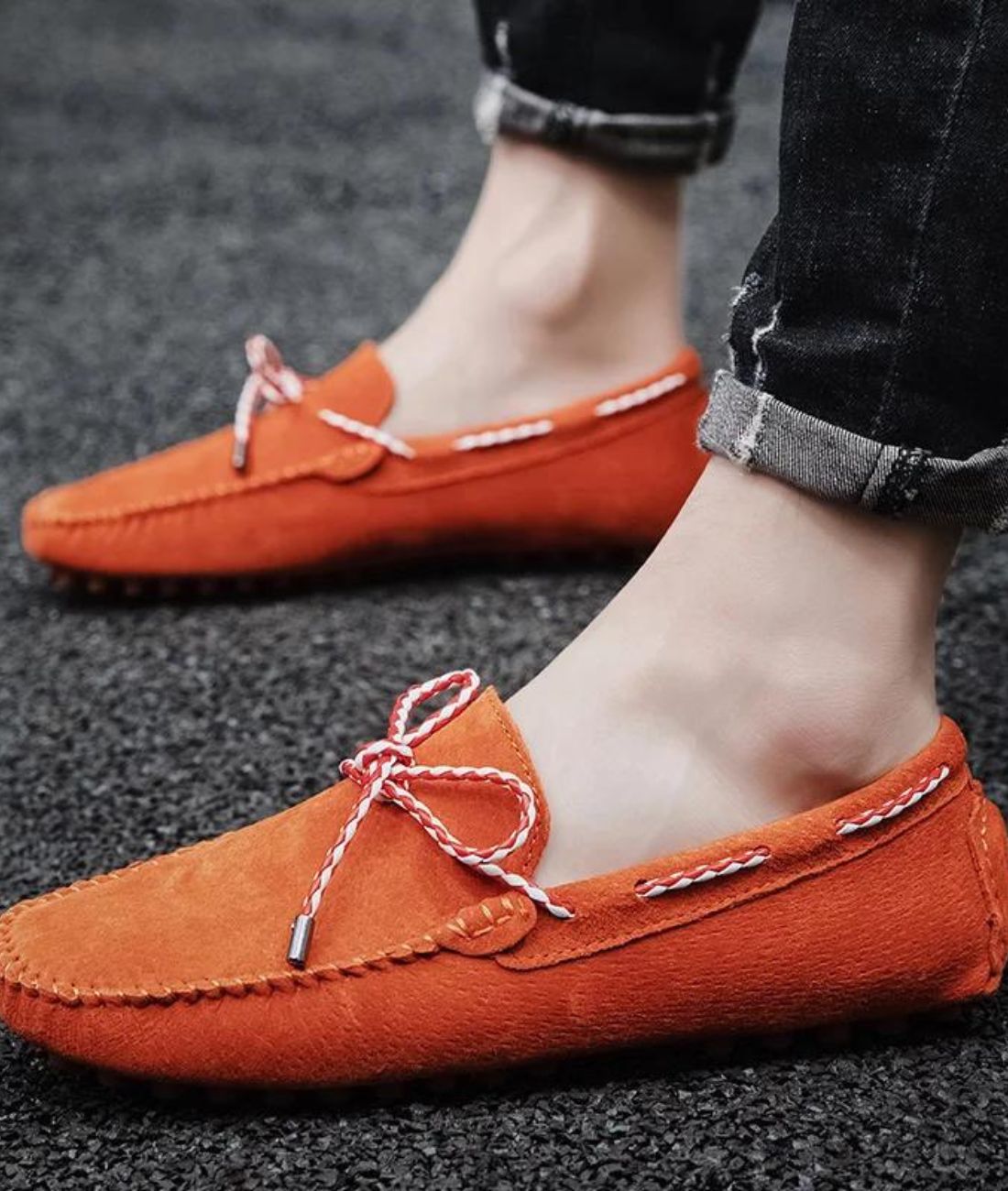 Mocassins Bateau Classiques Effet Suédine À Enfiler Pour Homme