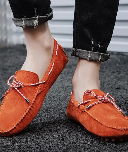 Mocassins Bateau Classiques Effet Suédine À Enfiler Pour Homme