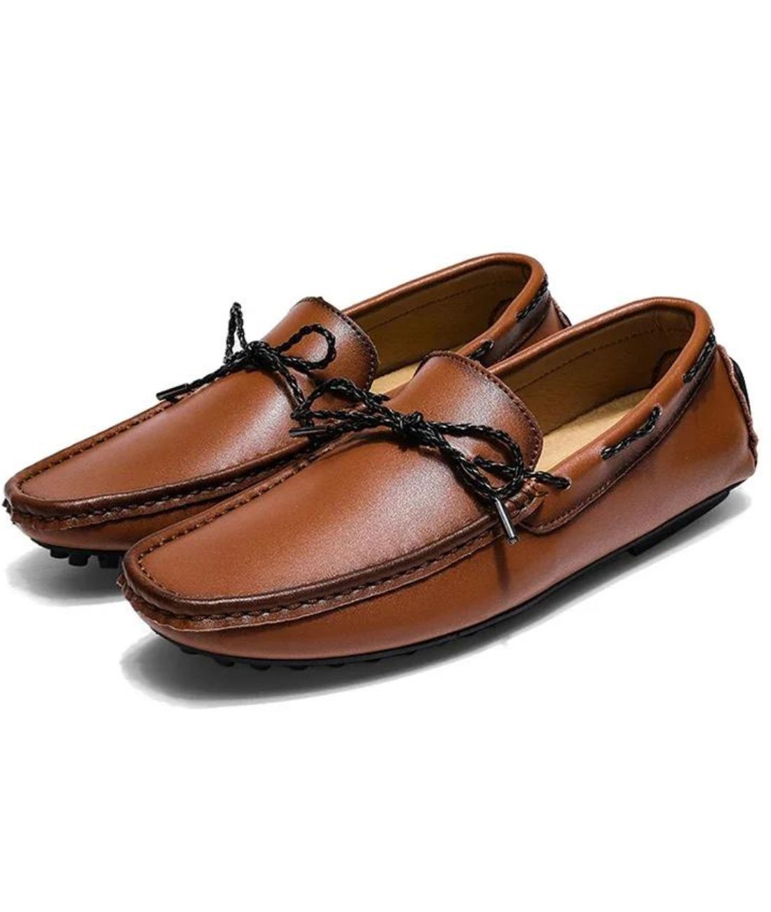 Mocassins Bateau Formels À Lacets Pour Homme