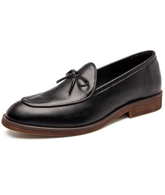 Mocassins Bateau À Lacets en Effet cuir Pour Homme