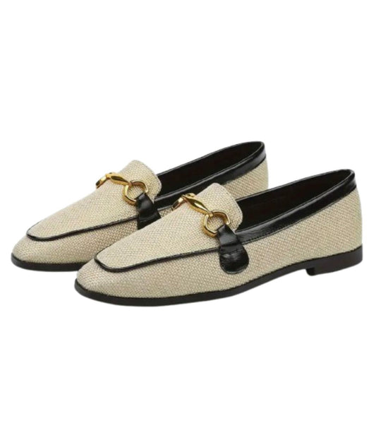 Mocassins Classiques À Petits Talons Carrés Pour Femme