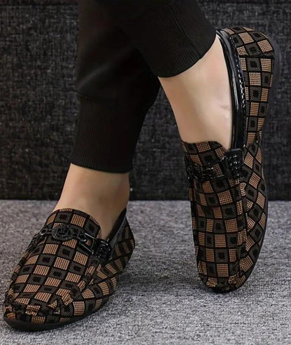 Mocassins Confortable Pour Hommes en Effet cuir Synthétique
