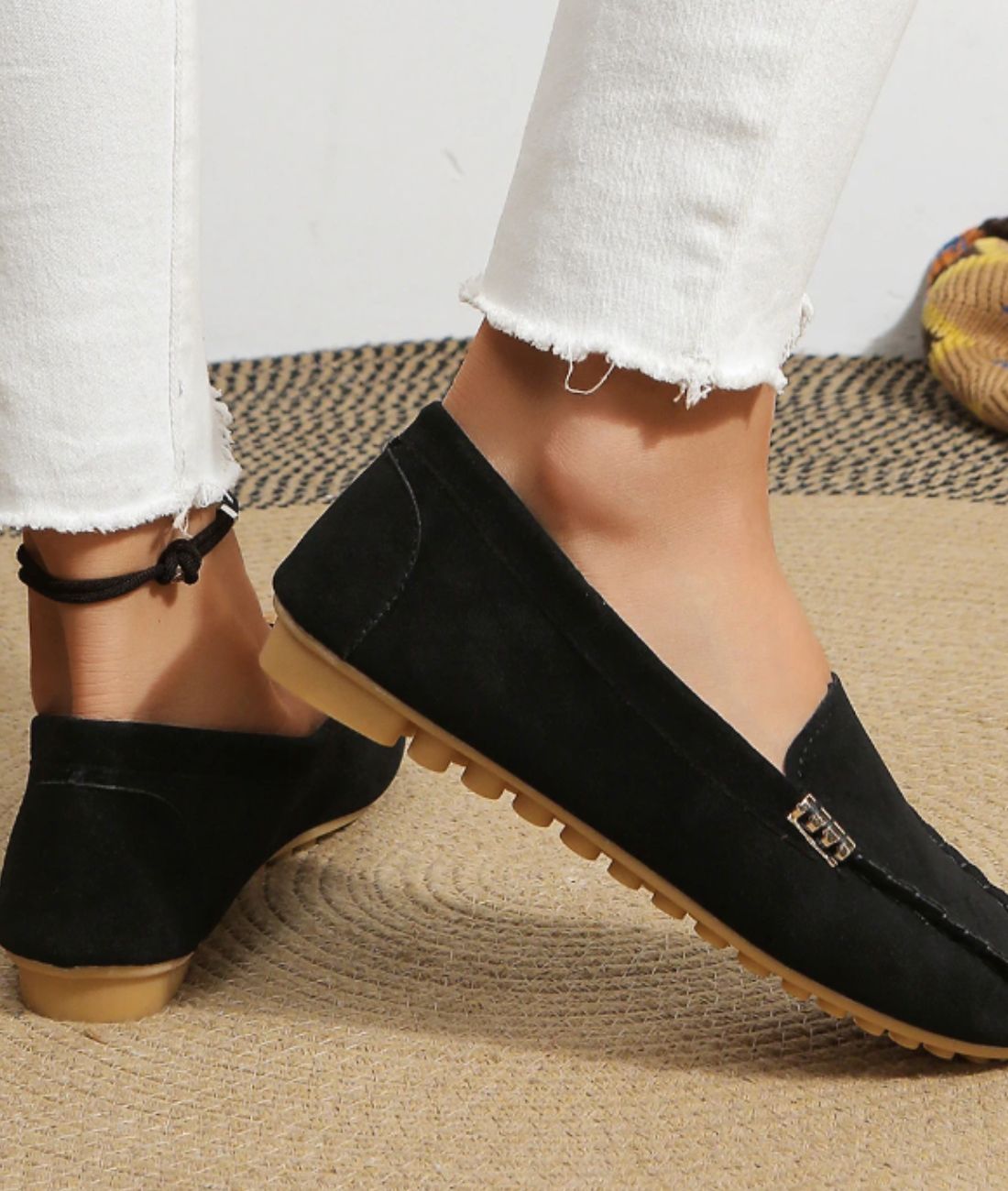Mocassins Confortables À Crampons Pour Femme