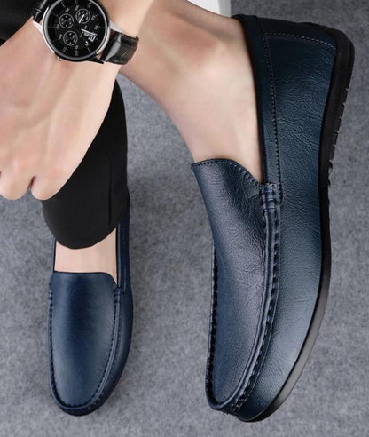 Mocassins Confortables Et Respirants en Effet cuir Pour Homme