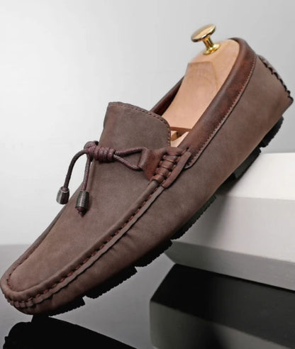 Mocassins en Effet cuir Respirants À Glands Pour Homme