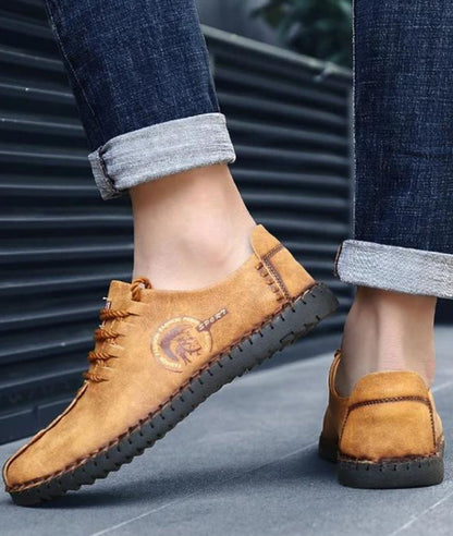 Mocassins en Effet cuir Synthétique Pour Homme Avec Semelle Orthopédique