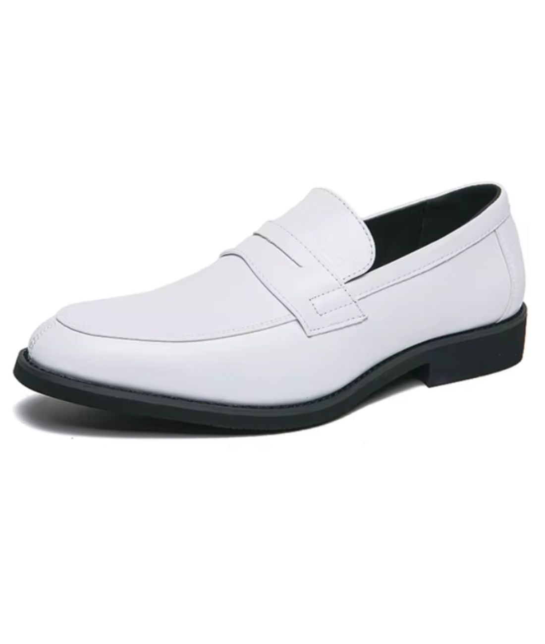 Mocassins en Effet cuir Synthétique Style Formel En Blanc Pour Hommes
