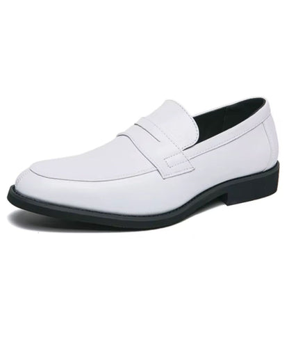 Mocassins en Effet cuir Synthétique Style Formel En Blanc Pour Hommes