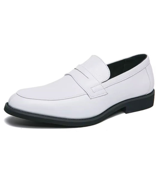 Mocassins en Effet cuir Synthétique Style Formel En Blanc Pour Hommes