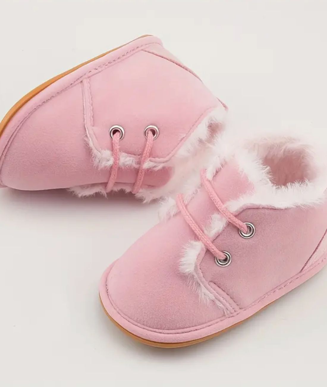 Mocassin en Daim Rose Tendresse – Bébé