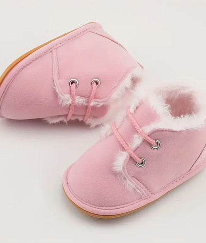 Mocassin en Daim Rose Tendresse – Bébé