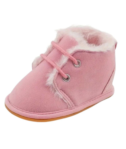 Mocassin en Daim Rose Tendresse – Bébé
