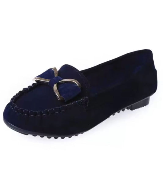 Mocassins en Suédine doux pour femme