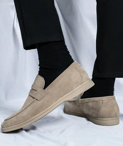 Mocassins En Suédine Synthétique Légers Pour Hommes