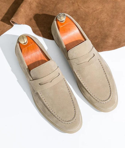 Mocassins En Suédine Synthétique Légers Pour Hommes