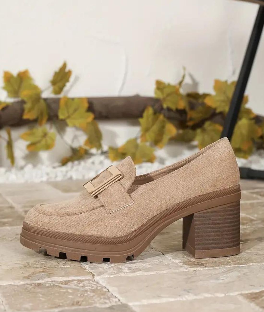 Mocassins À Talons Hauts Pour Femmes