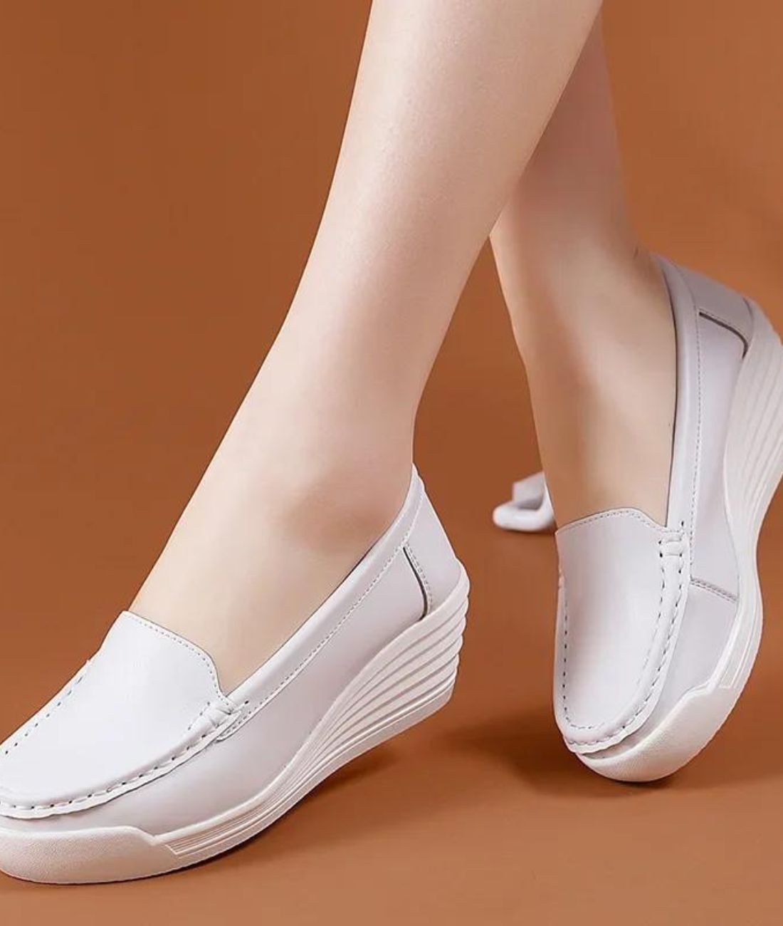 Mocassins De Printemps Compensés Pour Femme
