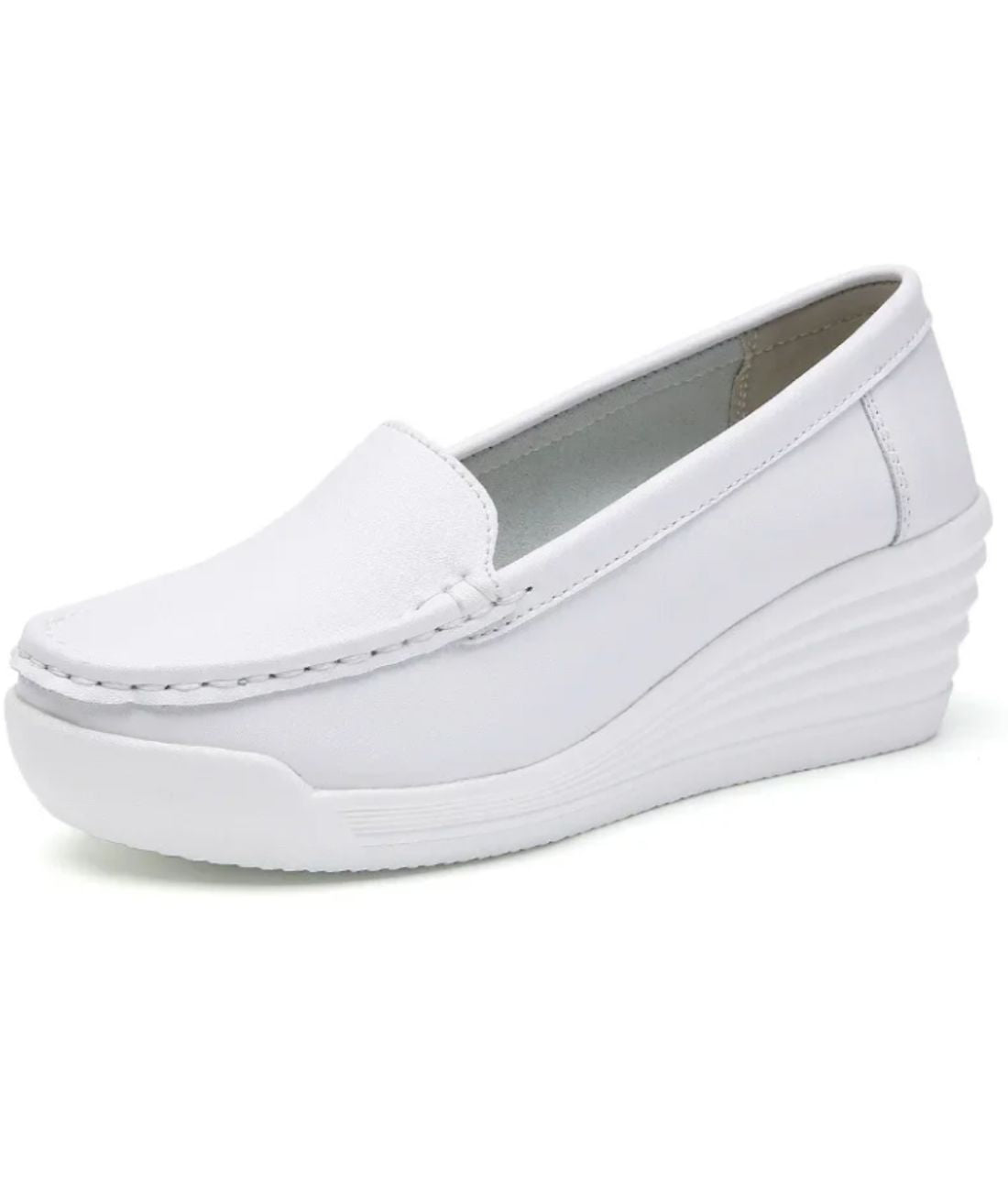 Mocassins De Printemps Compensés Pour Femme