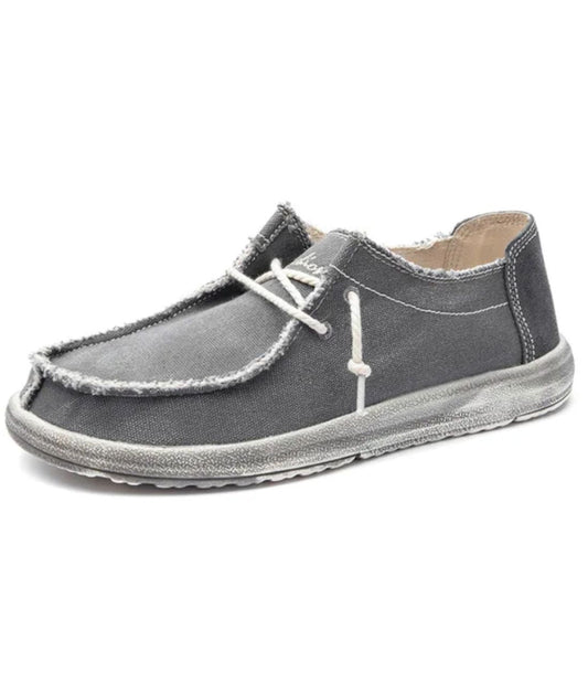 Mocassins Décontractés En Toile Jean Pour Homme