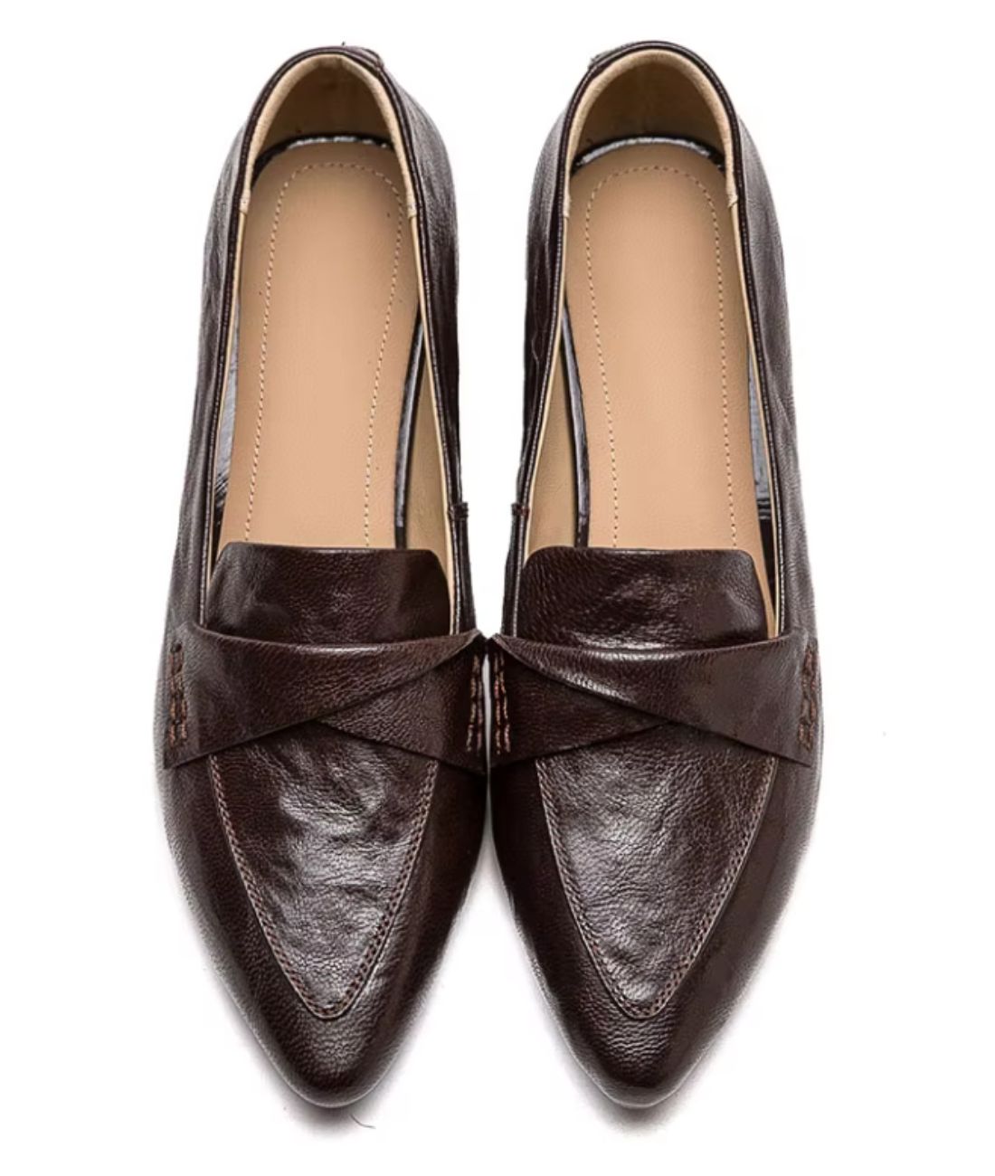 Mocassins Avec Dessus Matelassé À Talons Carrés Pour Femme