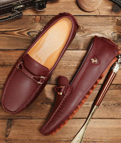 Mocassins en Effet cuir Synthétique Pour Homme