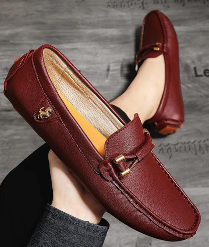 Mocassins en Effet cuir Synthétique Pour Homme
