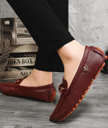 Mocassins en Effet cuir Synthétique Pour Homme