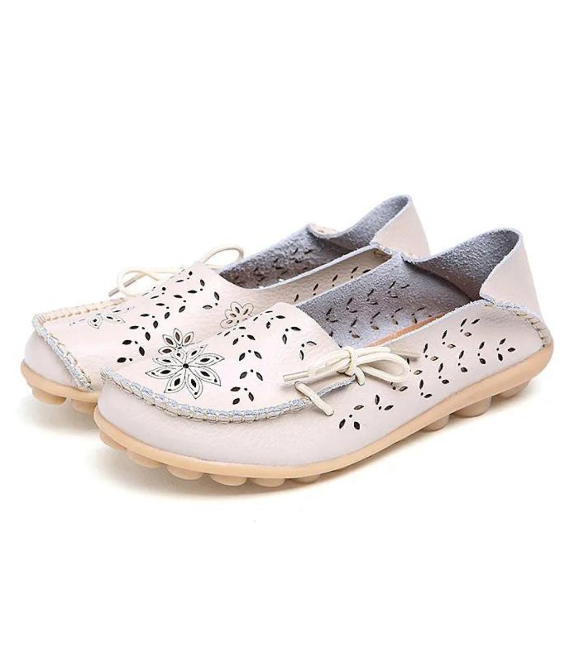 Mocassins D’été Ajourés Pour Femme
