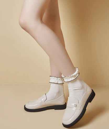 Mocassins Pour Femmes Aux Discrets Motifs Floraux