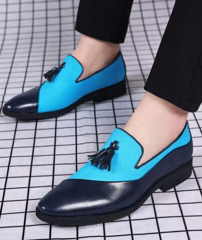 Mocassins À Gland En Suédine Avec Plusieurs Couleurs Pour Hommes