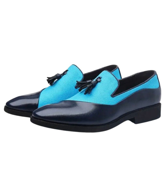 Mocassins À Gland En Suédine Avec Plusieurs Couleurs Pour Hommes