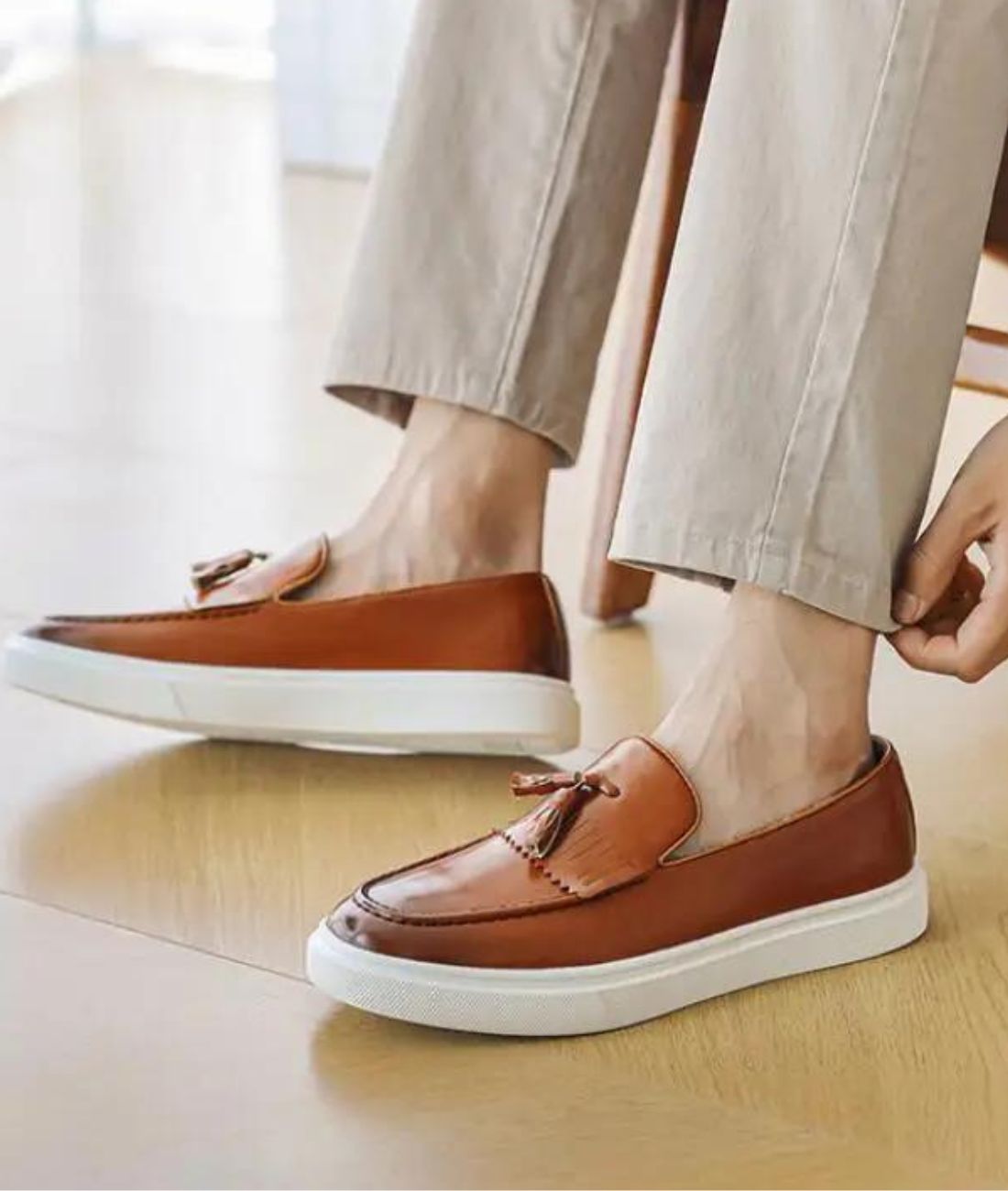 Mocassins À Glands Au Design Original Pour Homme